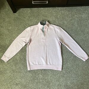 Walter Hagen Men's Zip Up Sweater in Light Pink